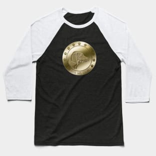 Funny Dalmatian Coin Design, Crypto, Cryptocurrency Baseball T-Shirt